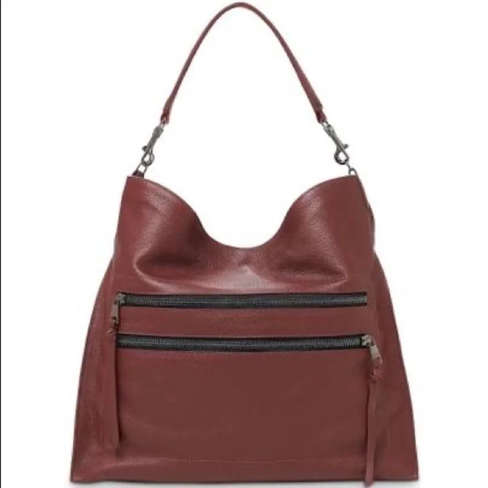 BOTKIER Large Chelsea Leather Hobo Bag